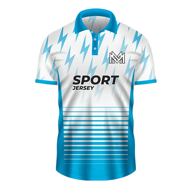 Unisex 100% Polyester Full Sublimation Polo Sports Shirts Custom Printed Polo Shirts