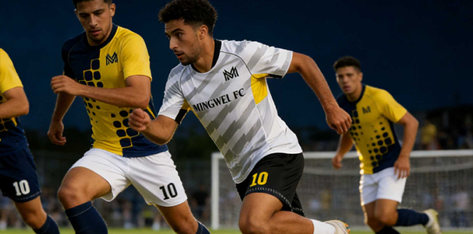 players wearing sublimated team uniforms showcasing stable quality and cost effective production