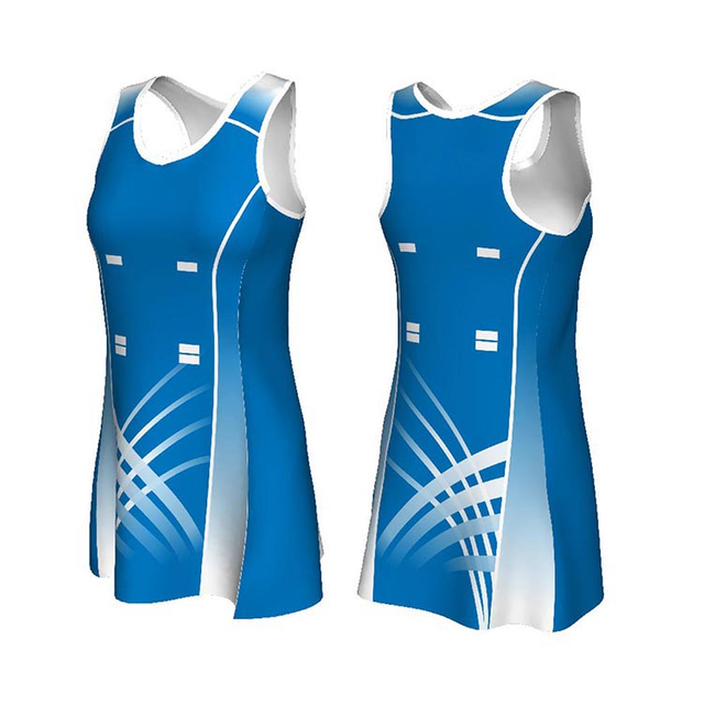 Custom Wholesale Sublimation Purple Netball Jersey Skirts Team Netball Wear Netball Dresses Uniform for Girls