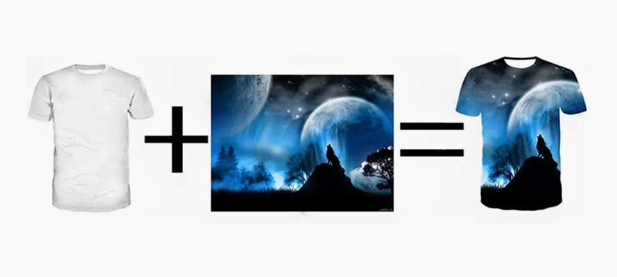 Sublimation printing and embroidery for custom t shirt and custom polo shirts