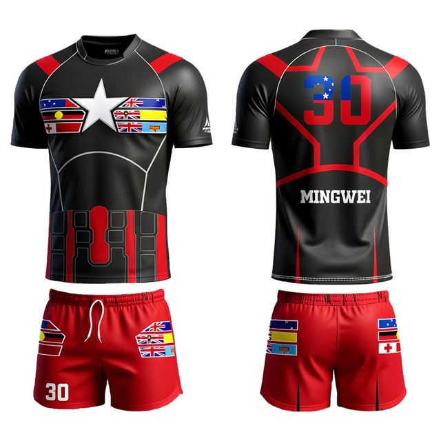 Free Design Custom Your Own Rugby Jersey Set