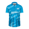 Unisex 100% Polyester Full Sublimation Polo Sports Shirts Custom Printed Polo Shirts