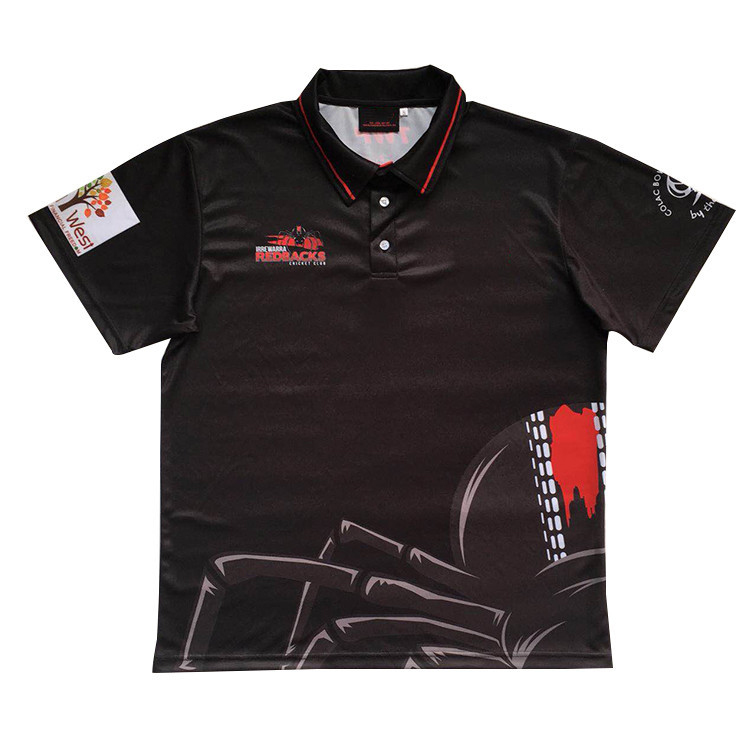Close-up of advanced sublimation printing on premium polyester fishing apparel