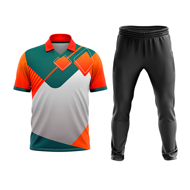 Custom Sublimation Full Sleeve Best the New Sports Tennis Cricket Jersey Uniform Kit Full Set