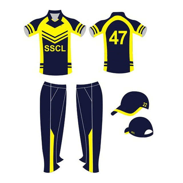 Custom Sublimation Full Sleeve Best the New Sports Tennis Cricket Jersey Uniform Kit Full Set